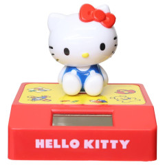 Japan Sanrio Solar Bobblehead - Hello Kitty : Sitting Red