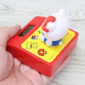 Japan Sanrio Solar Bobblehead - Hello Kitty : Sitting Red - 2
