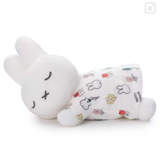 Japan Miffy Sleeping Friend Plush Toy (S) - Miffy : Bloom - 1