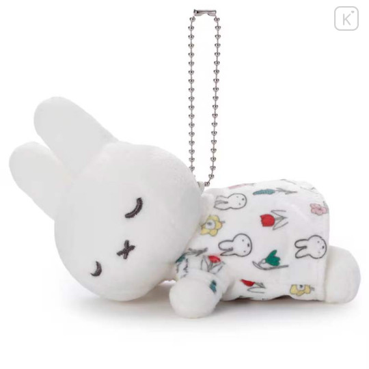 Japan Miffy Mascot Holder - Miffy : Sleeping Friend Bloom - 1