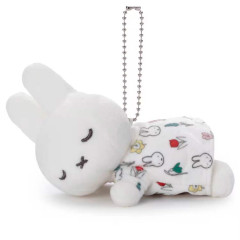 Japan Miffy Mascot Holder - Miffy : Sleeping Friend Bloom