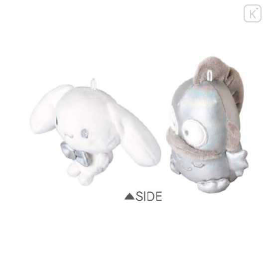 Japan Sanrio Mascot Holder Connecting Set - Cinnamoroll & Hangyodon : Sliver - 2