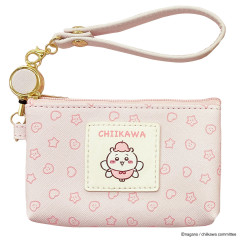 Japan Chiikawa Pass Case Card Holder & Coin Case & Reel - Chiikawa : Fairy Star