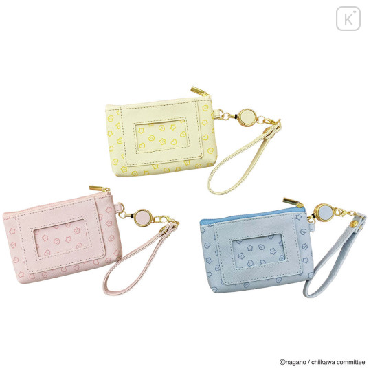 Japan Chiikawa Pass Case Card Holder & Coin Case & Reel - Chiikawa : Fairy Star - 4