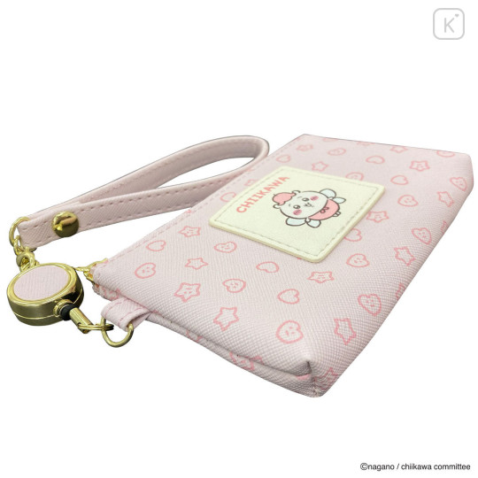 Japan Chiikawa Pass Case Card Holder & Coin Case & Reel - Chiikawa : Fairy Star - 6