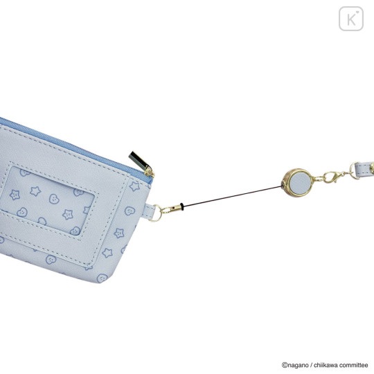 Japan Chiikawa Pass Case Card Holder & Coin Case & Reel - Hachiware : Fairy Star - 8
