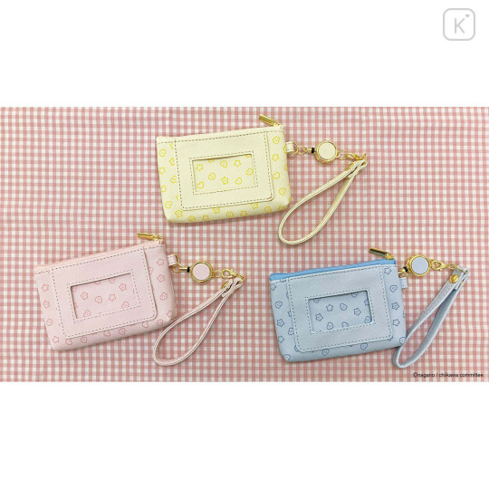 Japan Chiikawa Pass Case Card Holder & Coin Case & Reel - Usagi : Fairy Star - 3