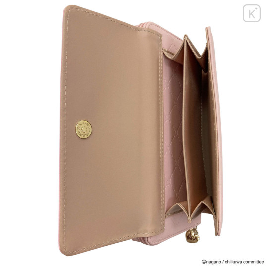 Japan Chiikawa Long Wallet Pochette - Chiikawa : Fairy Embossed Pink - 7