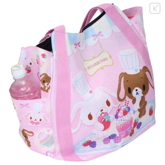 Japan Sanrio Balloon Tote Bag - Sugarbunnies : Pastry Chef Pink - 2