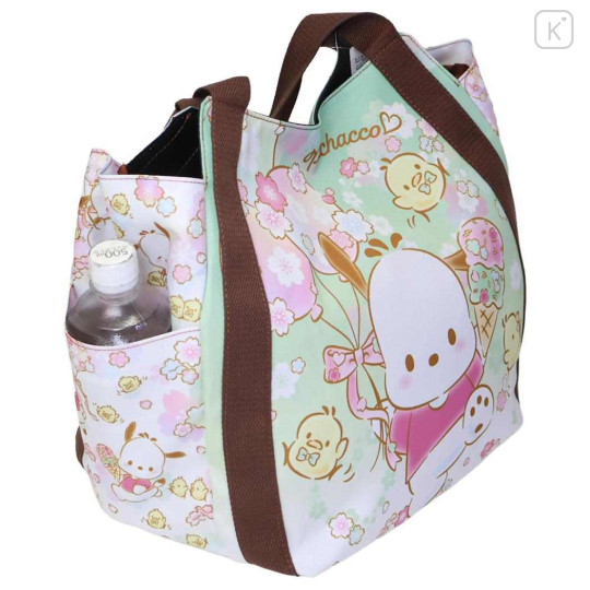 Japan Sanrio Balloon Tote Bag - Pochacco : Sakura Festival - 2
