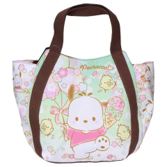 Japan Sanrio Balloon Mini Tote Bag - Pochacco : Sakura Festival