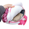 Japan Sanrio Plush Backpack - Hello Kitty : Leopard Pink - 4