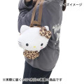Japan Sanrio Plush Backpack - Hello Kitty : Leopard - 5