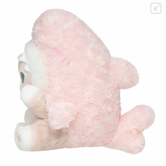 Japan Mofusand Chubby Potepote Plush Toy - Sakura Shark Cat Cherry Blossom - 5