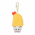 Japan Mofusand Retractable Plush Bag Charm - Shrimp Cat - 4