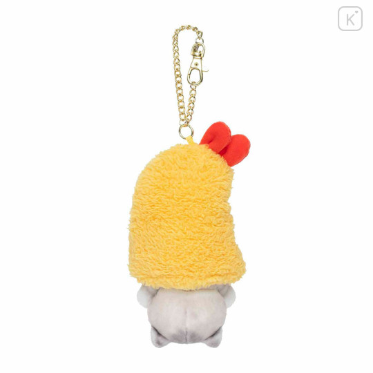 Japan Mofusand Retractable Plush Bag Charm - Shrimp Cat - 5