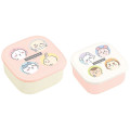 Japan Chiikawa Nesting Food Storage Container Set - Characters Face Pink - 1