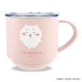 Japan Chiikawa Stainless Steel Mug with Lid - Chiikawa : Pink - 1