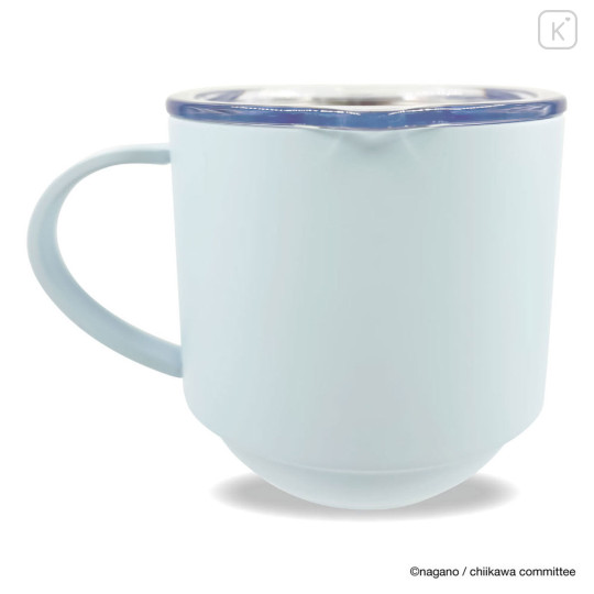 Japan Chiikawa Stainless Steel Mug with Lid - Hachiware Happy - 6