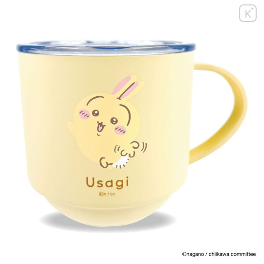 Japan Chiikawa Stainless Steel Mug with Lid - Usagi (Chiikawa) - 5