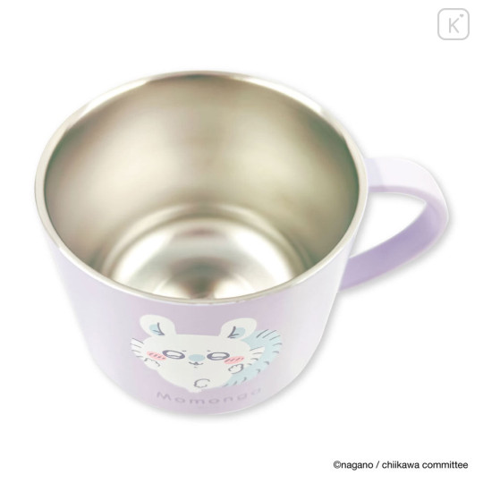 Japan Chiikawa Stainless Steel Mug with Lid - Momonga Praise Me - 7