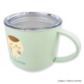 Japan Chiikawa Stainless Steel Mug with Lid - Kuri Manju - 6