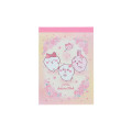 Japan Chiikawa Mini Notepad - Chiikawa & Hachiware & Usagi : Sakura Pink - 1