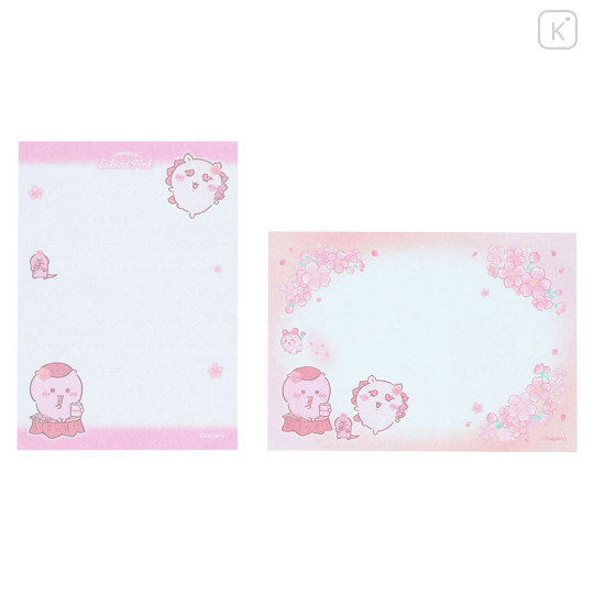Japan Chiikawa Mini Notepad - Kurimanju & Shisa : Sakura Pink - 7