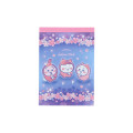 Japan Chiikawa Mini Notepad - Chiikawa & Hachiware & Usagi : Sakura Pink Night - 1