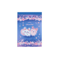 Japan Chiikawa Mini Notepad - Furuhonya Kani-chan & Momonga : Sakura Pink Night - 1