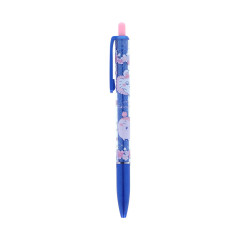 Japan Chiikawa Ballpoint Pen - Furuhonya Kani-chan & Momonga : Sakura Pink Night
