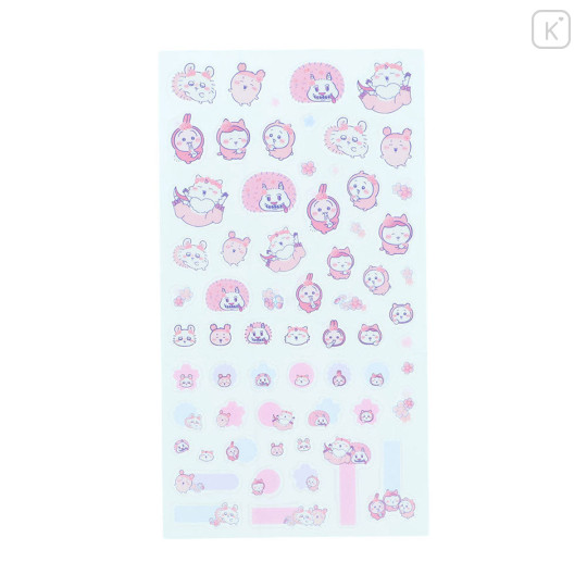 Japan Chiikawa Decoration Sticker - Characters : Sakura Pink Night - 6
