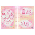 Japan Chiikawa 5 Pockets A4 Index File Holder - Characters : Sakura Pink - 5