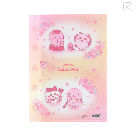 Japan Chiikawa 5 Pockets A4 Index File Holder - Characters : Sakura Pink - 7