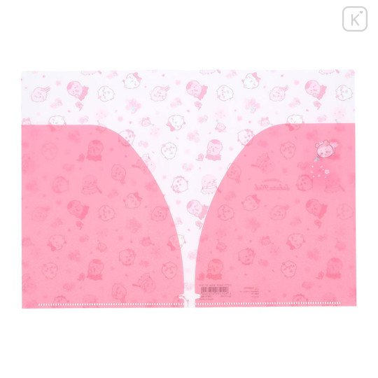 Japan Chiikawa A5 Clear File - Characters : Sakura Pink - 8
