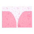 Japan Sanrio A5 Clear File - Characters : Sakura Pink - 8