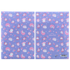 Japan Sanrio A5 Clear File - Characters : Sakura Pink Night