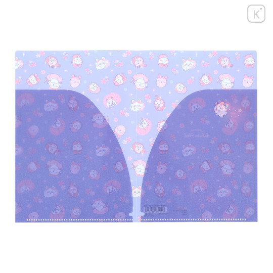 Japan Sanrio A5 Clear File - Characters : Sakura Pink Night - 8