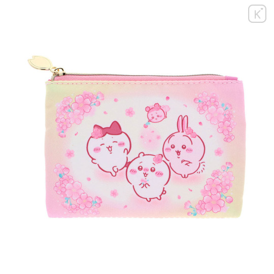 Japan Chiikawa Mini Pouch & Tissue Case - Characters : Sakura Pink - 5