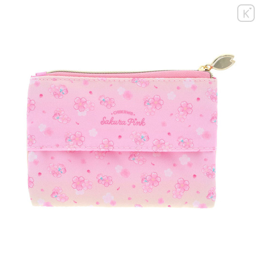 Japan Chiikawa Mini Pouch & Tissue Case - Characters : Sakura Pink - 6