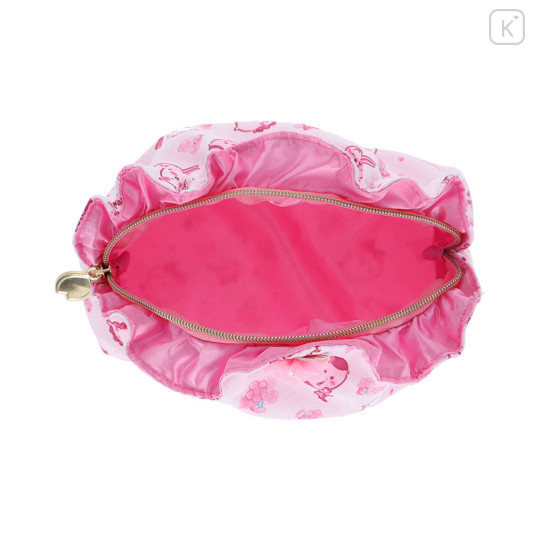 Japan Chiikawa Frill Cosmetic Pouch - Characters : Sakura Pink - 7