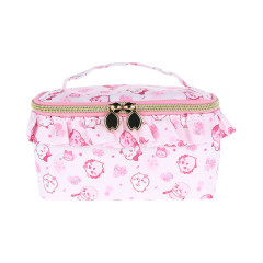 Japan Chiikawa Vanity Pouch - Characters : Sakura Pink Frill