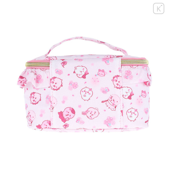 Japan Chiikawa Vanity Pouch - Characters : Sakura Pink Frill - 6