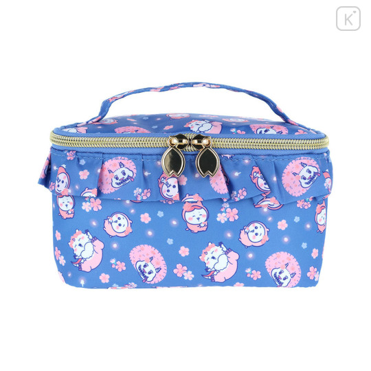 Japan Chiikawa Vanity Pouch - Characters : Sakura Pink Night Frill - 5
