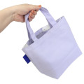 Japan Miffy Mini Tote Bag - Miffy : Face Light Purple - 2