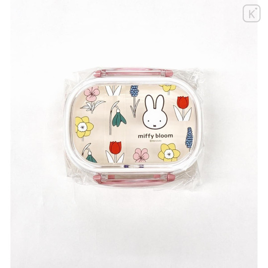 Japan Miffy Bento Lunch Box 270ml - Miffy : Bloom - 1