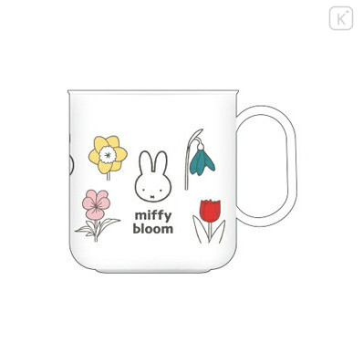 Japan Miffy Plastic Cup - Miffy : Bloom - 3