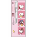 Japan Peanuts Mono Graph Shaker Mechanical Pencil - Snoopy : Family Pink - 2