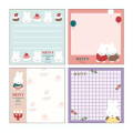 Japan Miffy Square Memo Pad - Miffy : Dessert Beige - 2