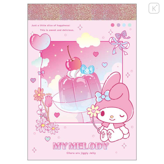 Japan Sanrio Mini Notepad - My Melody : Dessert Jelly Pink - 1